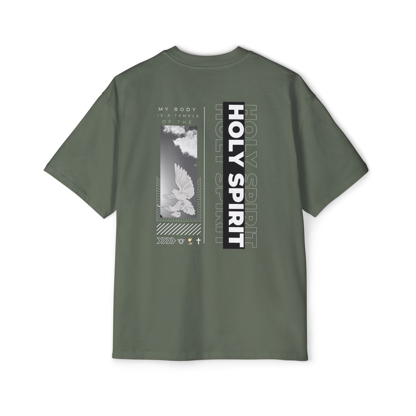 Men's Oversized Tee - Holy Spirit