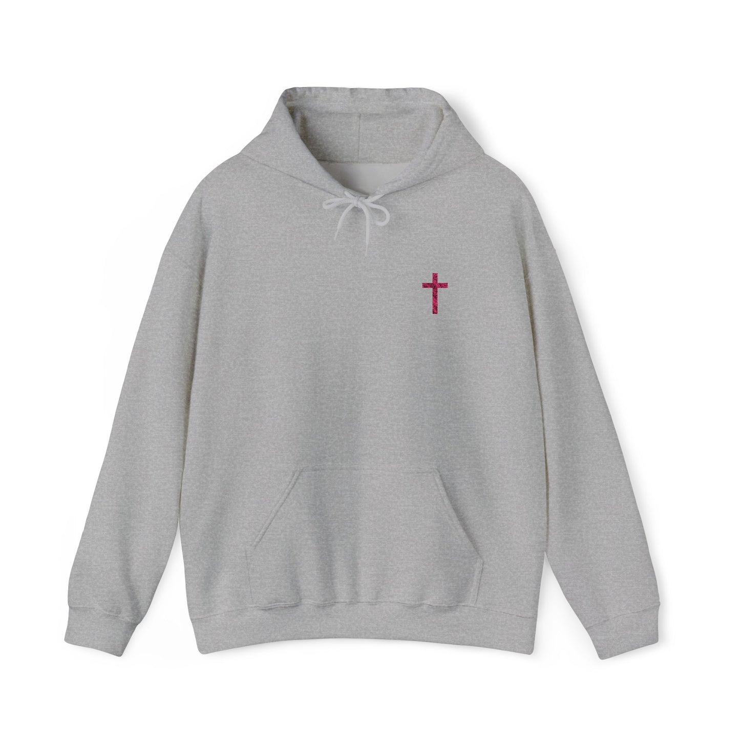 Hoodie - Pink Cross