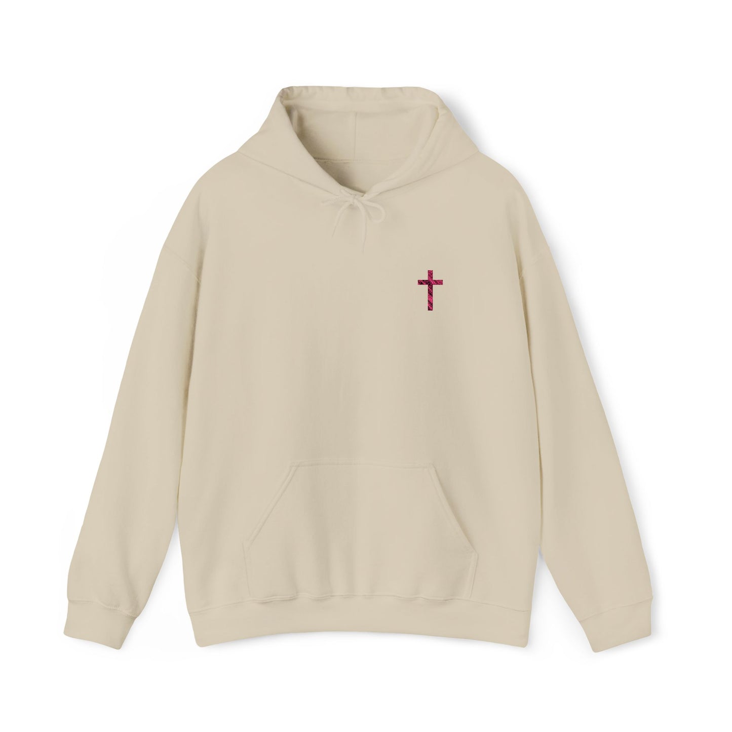 Hoodie - Pink Cross
