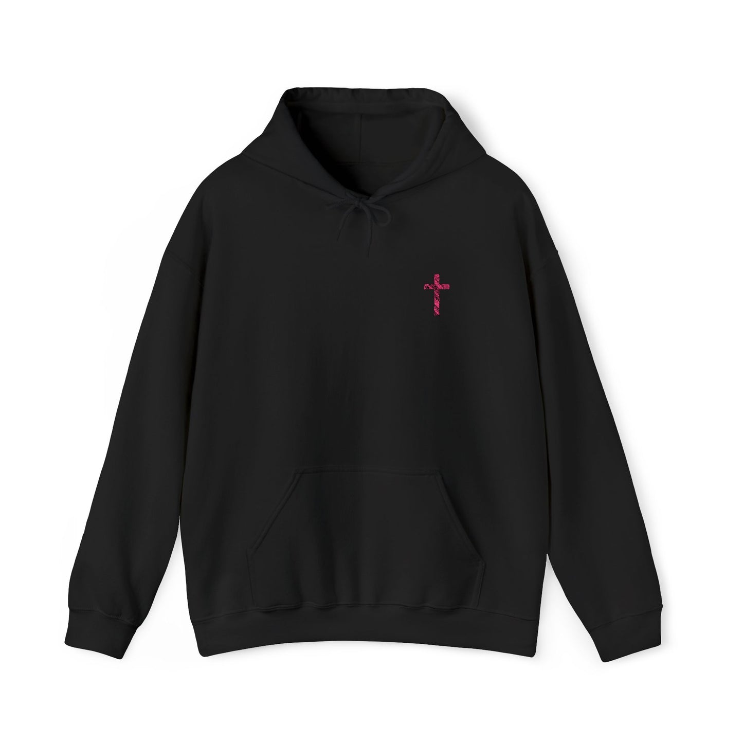 Hoodie - Pink Cross